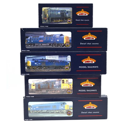 Lot 35 - Five Bachmann OO gauge model railway diesel locomotives.