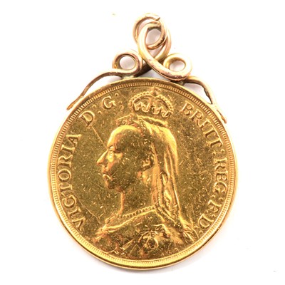 Lot 94 - A Gold Double Sovereign.