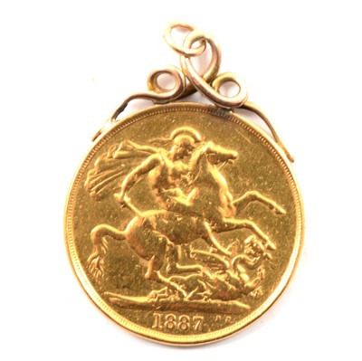Lot 94 - A Gold Double Sovereign.