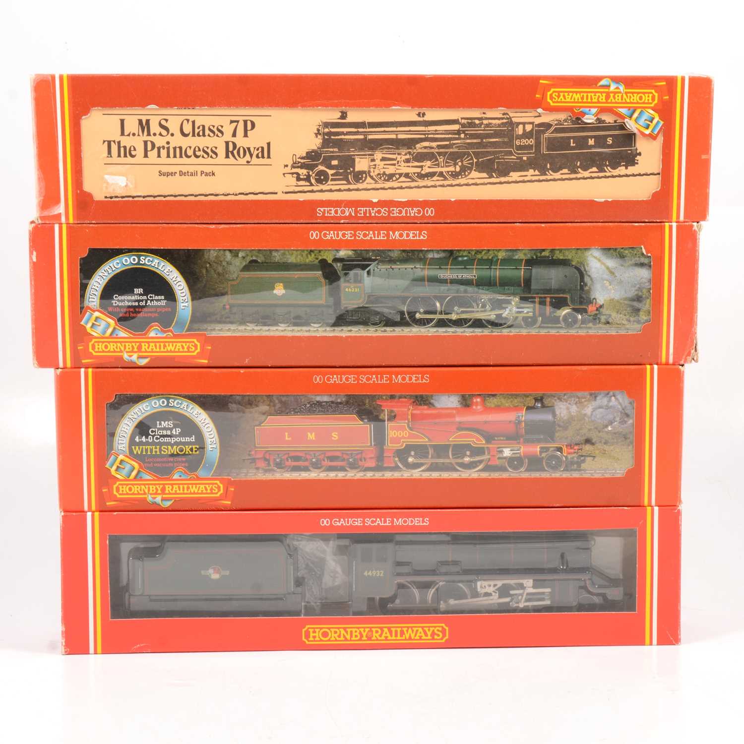 Lot 78 - Four Hornby OO gauge model railway locomotives, R376, R262, R050, R347.