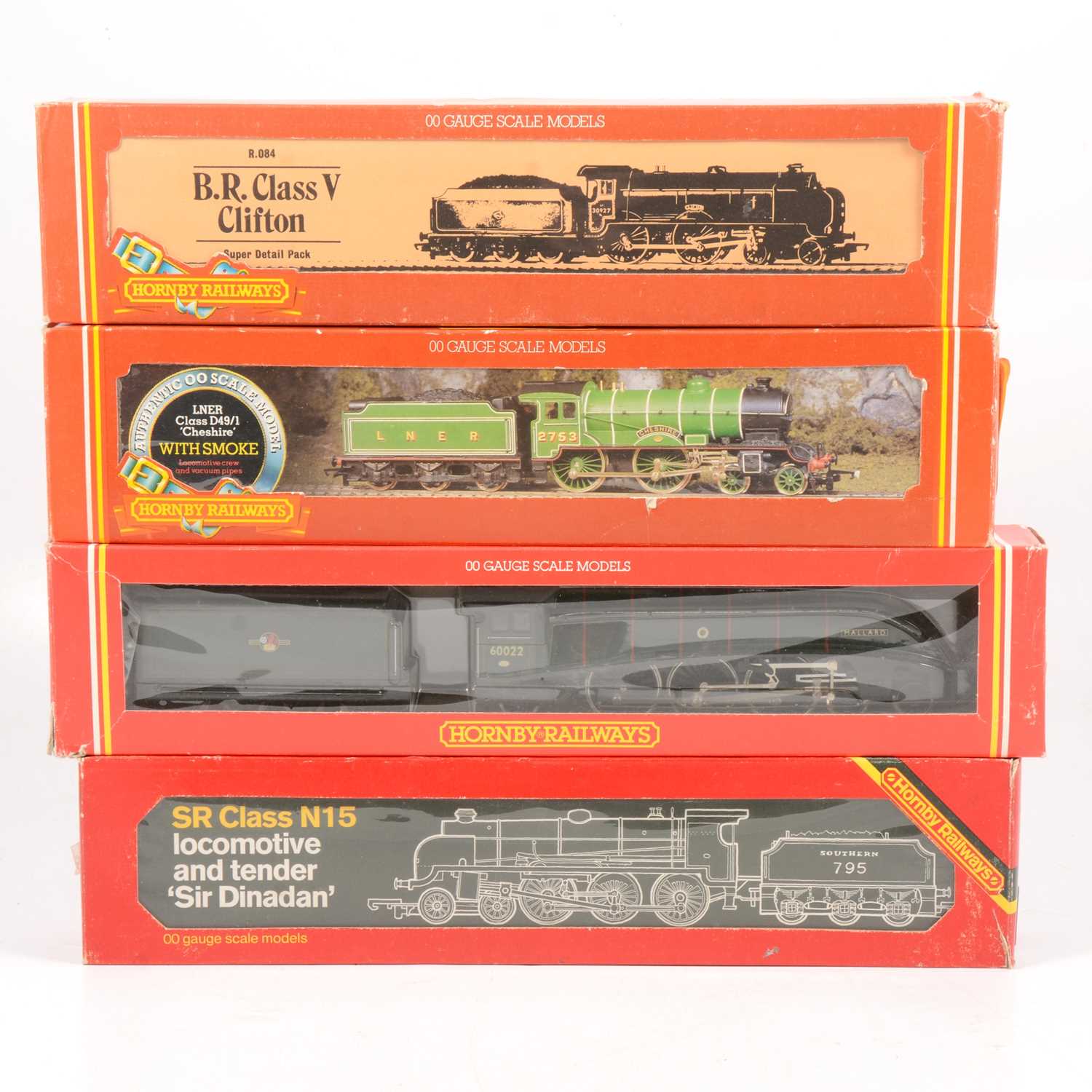 Lot 76 - Four Hornby OO gauge model railway locomotives, R084, R378, R154, R309.