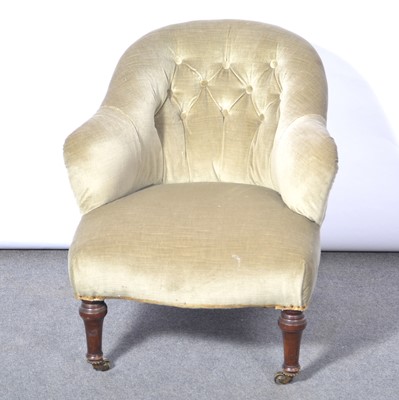 Lot 382 - Small Victorian  nursing chair