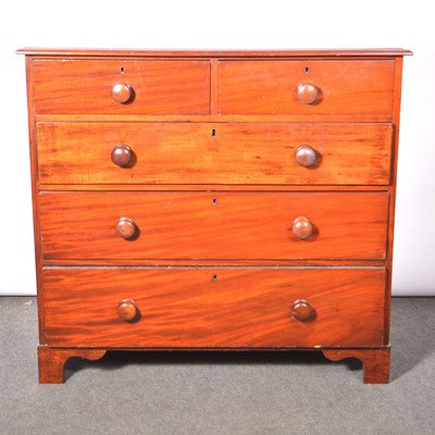 Lot 385 - Victorian mahogany chest of drawers