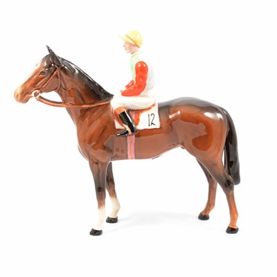 Lot 4 - Beswick Racehorse and Jockey, model No. 1862