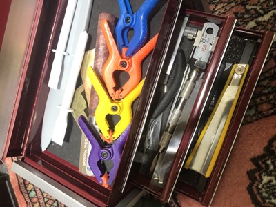 Lot 197 - Collection of small engineering tools, mostly...