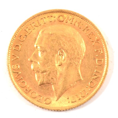 Lot 110 - A Gold Full Sovereign George V 1911.