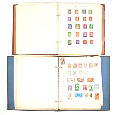 Lot 131 - Stamps: schoolboy collection, in two ring binder albums