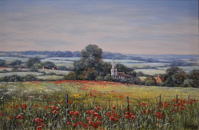 Lot 321 - Deborah Poynton, Poppy field