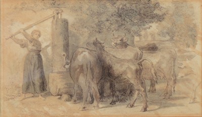 Lot 284 - Two French drawings