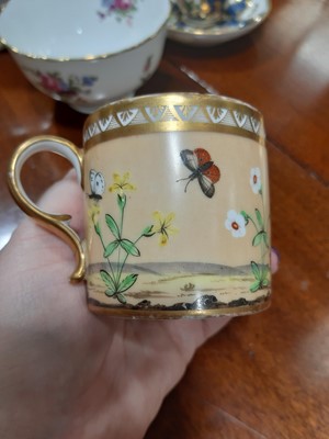 Lot 38 - Coffee cup and saucer, Samson of Paris, after the design of James Giles, etc