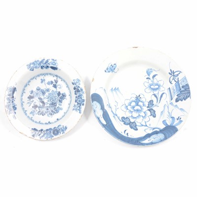Lot 42 - Four items of blue and white Delft ware