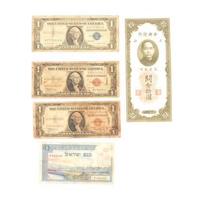 Lot 144 - Five banknotes