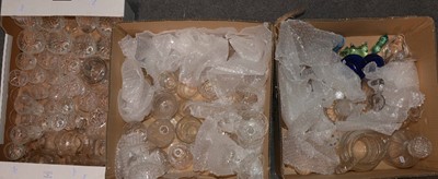 Lot 70 - Three boxes of assorted crystal and glassware