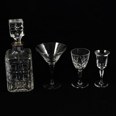 Lot 42 - Part Rosenthal tea service and assorted glass and stemware