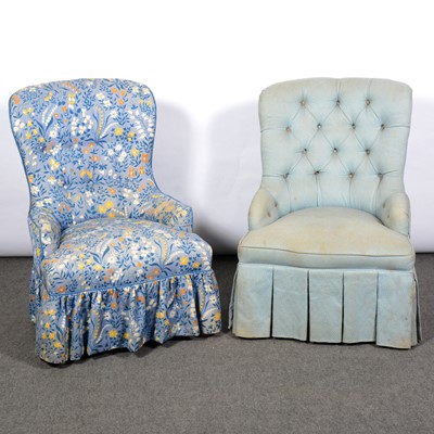 Lot 372 - Two nursing chairs