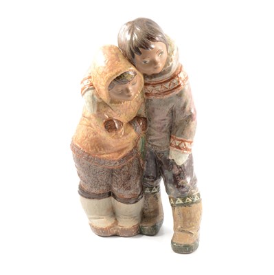 Lot 1 - Lladro, "Couple from the Arctic", model 2038