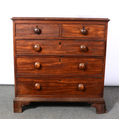 Lot 408 - Victorian mahogany chest of drawers