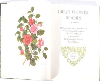 Lot 106 - Sacheverell Sitwell & Wilfred Blunt, Great Flower Books