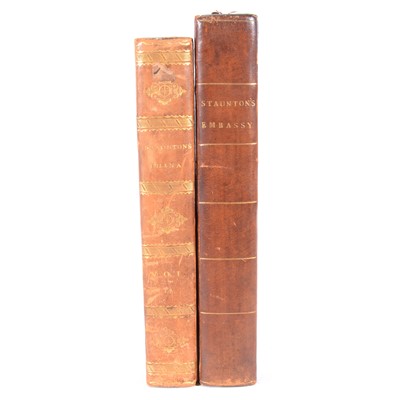 Lot 28 - Sir George Staunton, An Historical Account of The Embassy to the Emperor of China