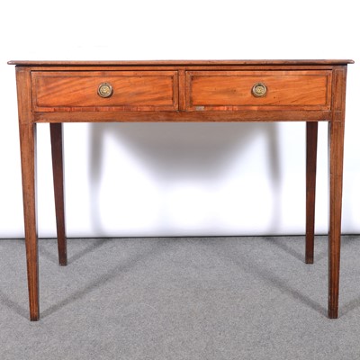 Lot 413 - Early Victorian mahogany side table