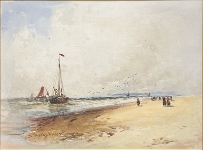 Lot 336 - Thomas Bush Hardy - Fishing boats offshore