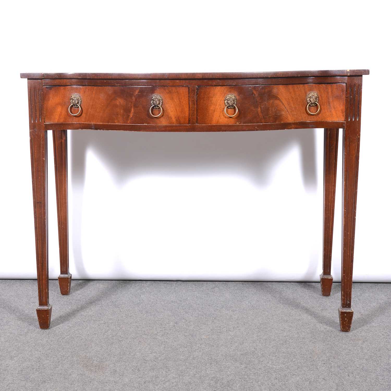 Reproduction Library Table Lot 414 - Three reproduction hall tables.