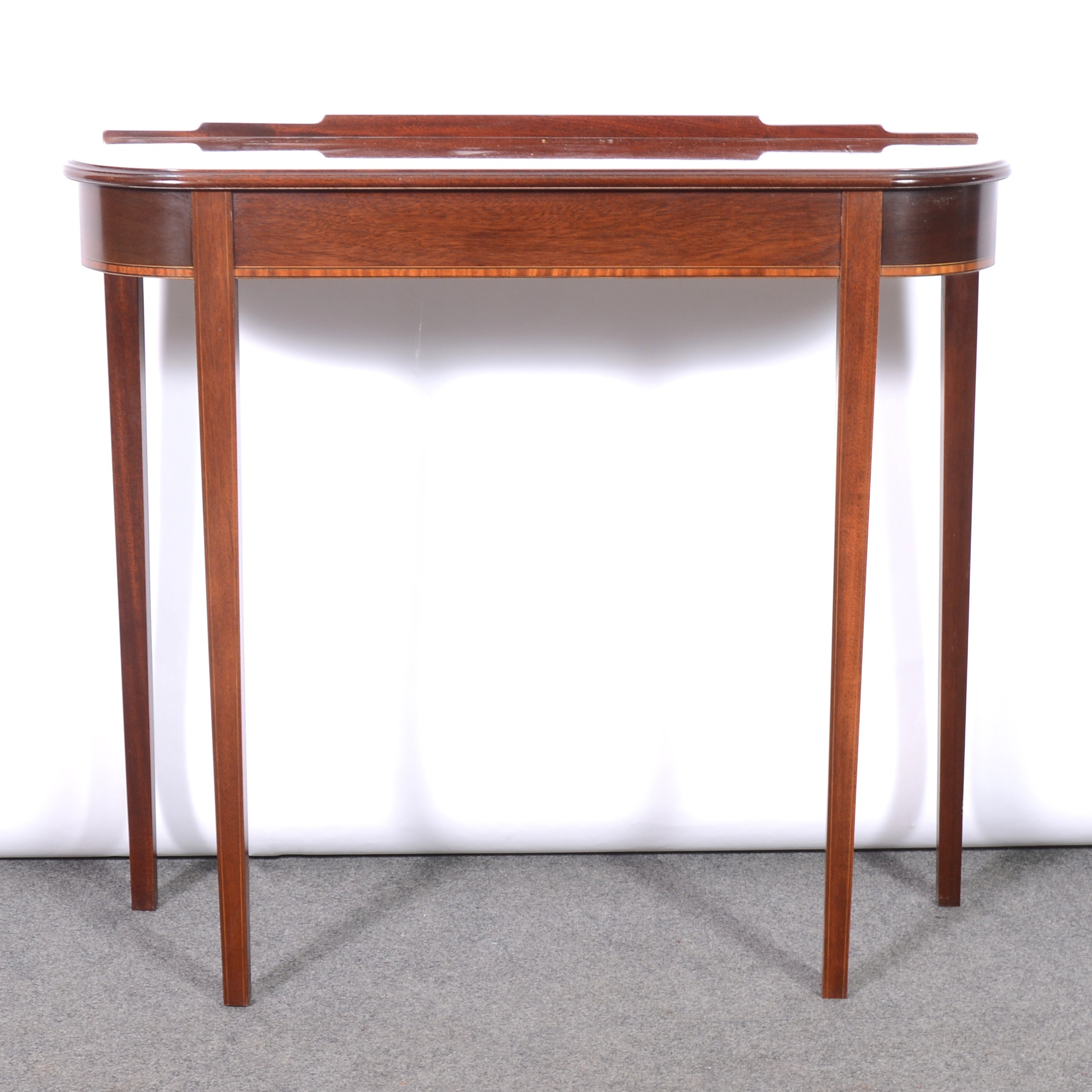 Lot 414 Three reproduction hall tables.