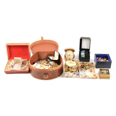 Lot 440 - A collection of costume jewellery and wristwatches.