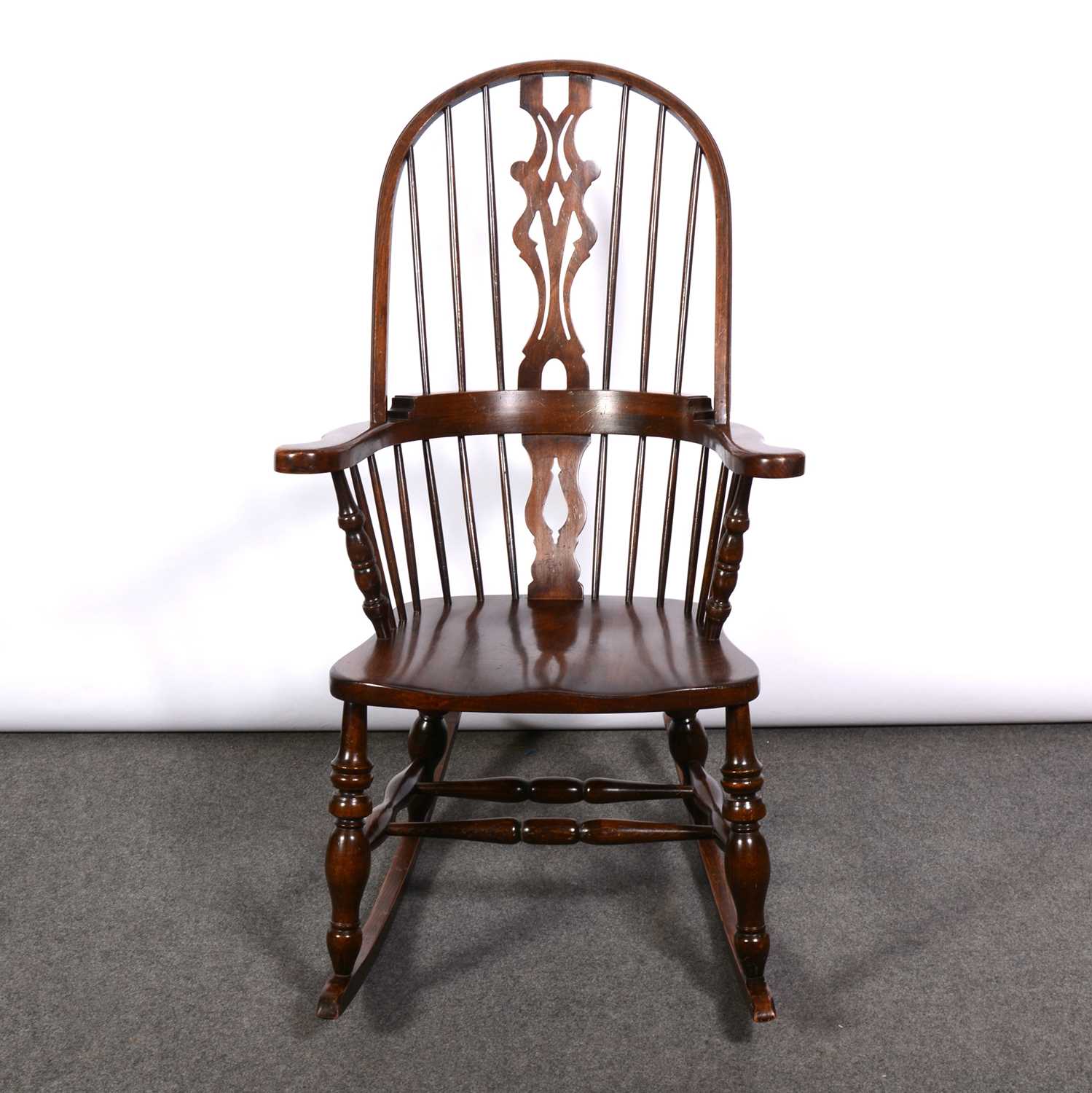 Lot 509 - Bevan & Funnell beech and ash Windsor rocking chair