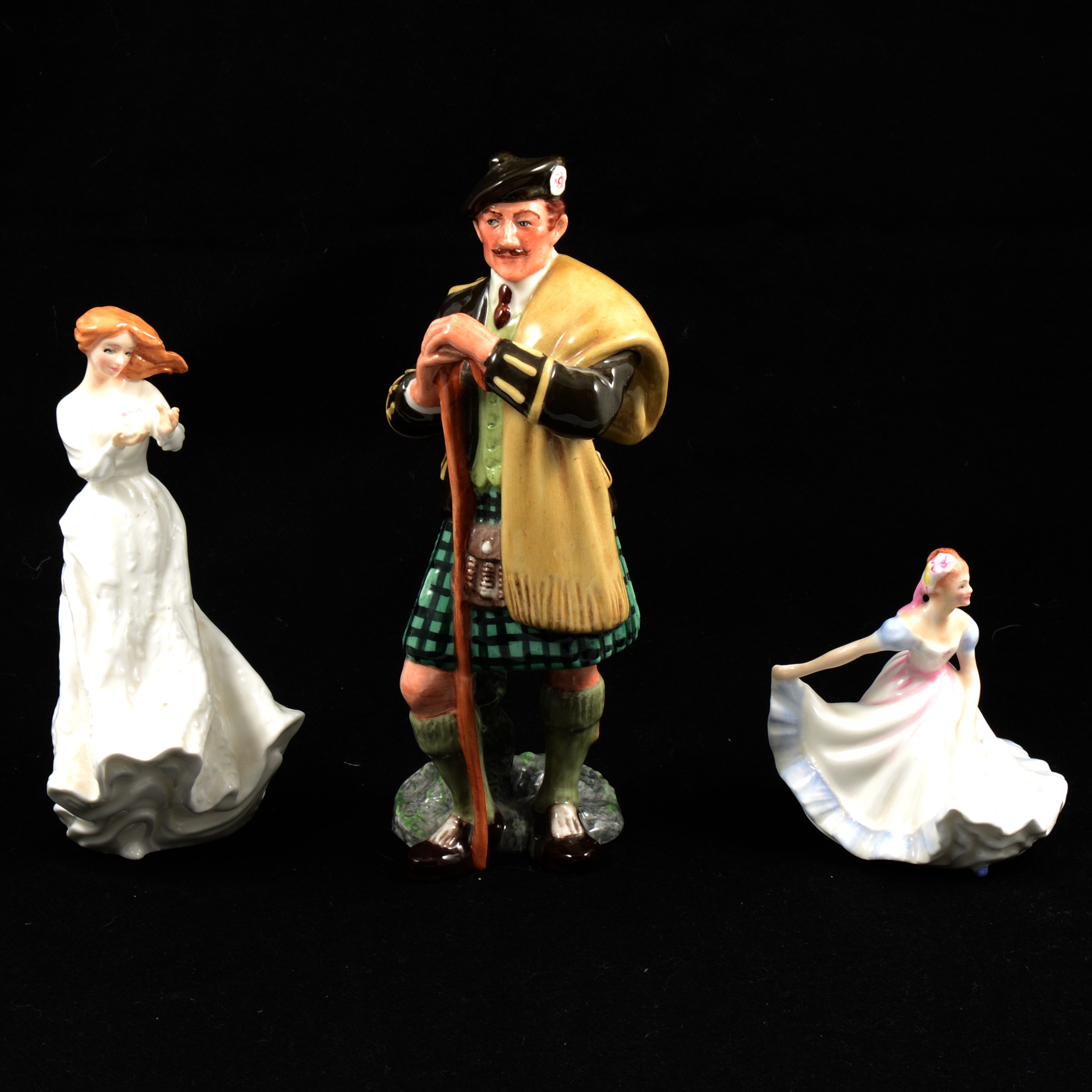 Lot 23 Six various ceramic figurines