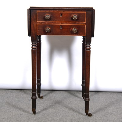 Lot 317 - Victorian mahogany work table