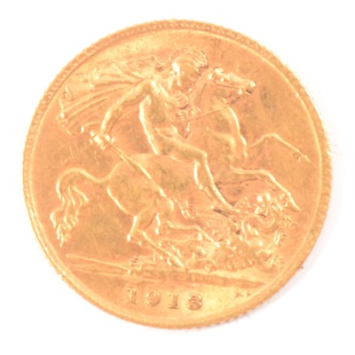 Lot 112 - A Gold Half Sovereign George V 1913.