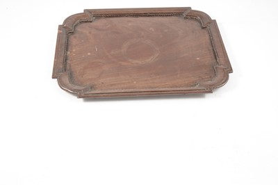Lot 88 - A small George III mahogany tray