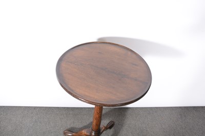 Lot 91 - A George III style walnut candle table