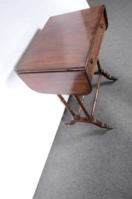 Lot 114 - A Regency style drop-leaf occasional table