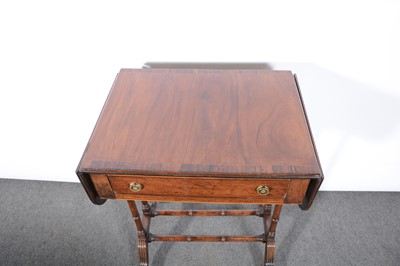 Lot 114 - A Regency style drop-leaf occasional table