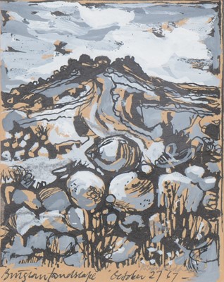 Lot 1077 - Rigby Graham - Bingian Landscape, October 1967