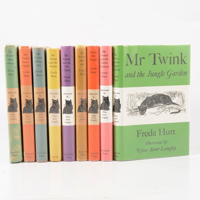 Lot 18 - Nine Freda Hurt Mr Twink books, all 1st editions.