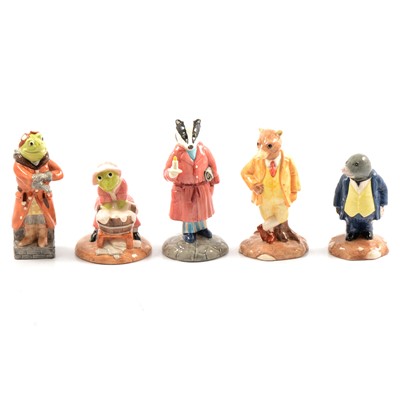 Lot 4 - Royal Doulton / Beswick, Wind in the Willows series, five limited edition figures
