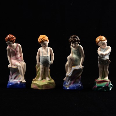 Lot 6 - Royal Doulton - Archives series, four figurines