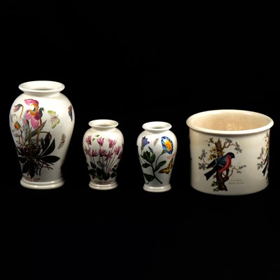 Lot 44 - Quantity of Portmeirion decorative vessels and assorted  decorative galssware