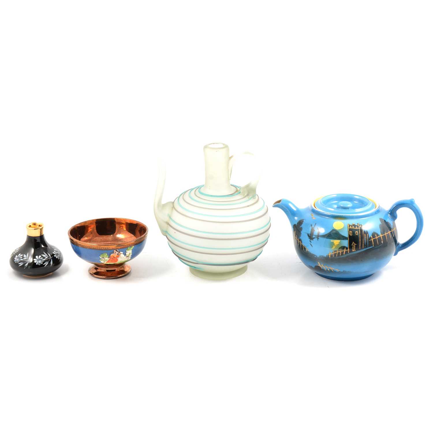 Lot 62 - Three boxes and mixed ceramics, including jug and bowl toilet set
