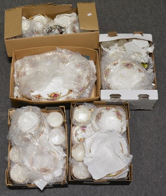 Lot 60 - Royal Albert, Old Country Rose, a large quantity of tableware
