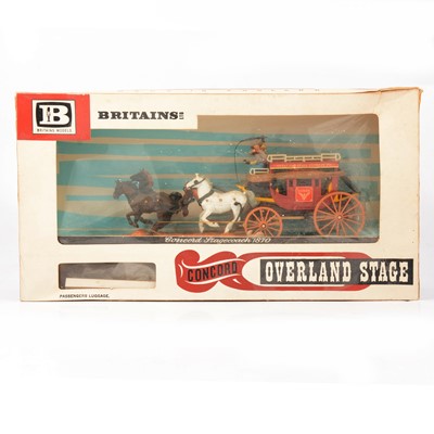 Lot 45 - Britains Models ref 765 Overland Stage coach.