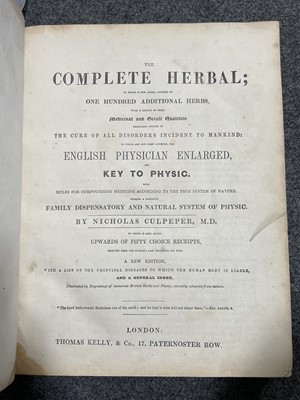 Lot 139 - Nicholas Culpeper, The Complete Herbal