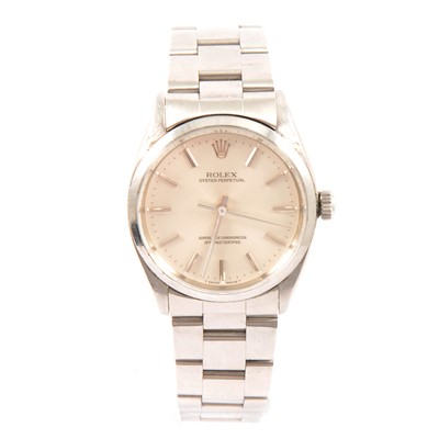 Lot 293 - Rolex - a gentleman's Oyster Perpetual 1002 stainless steel wristwatch