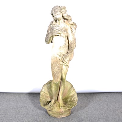 Lot 606 - Two cast concrete garden statues