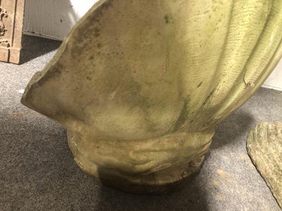 Lot 606 - Two cast concrete garden statues