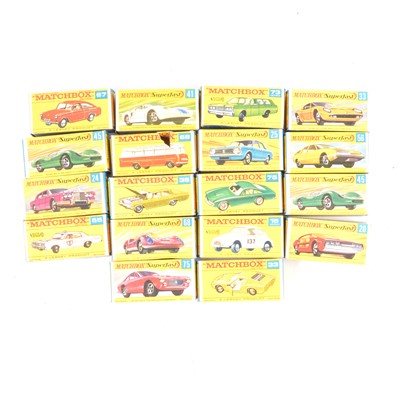 Lot 188 - Eighteen Matchbox model empty original boxes.