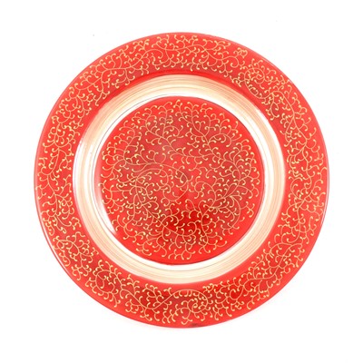 Lot 19A - Thirteen Murano glass dinner plates, late 20th / early 21st century